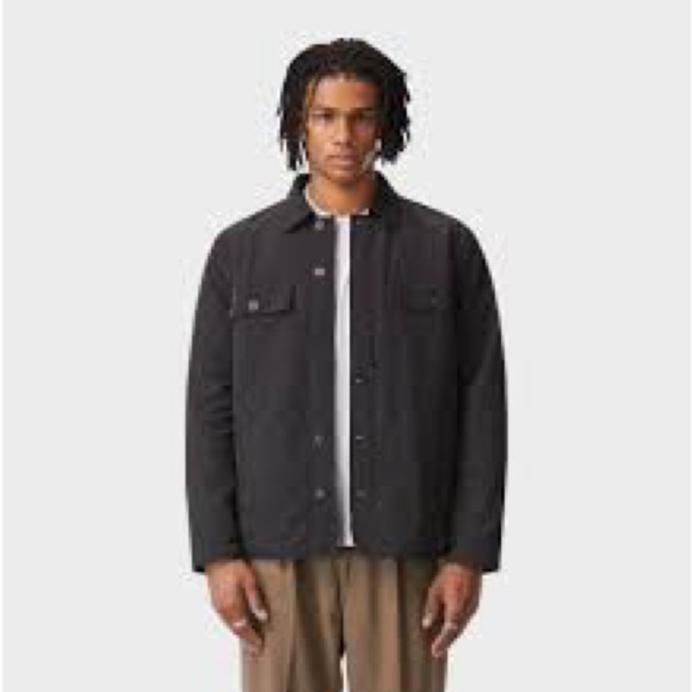 I Love Ugly Corduroy Shirt Jacket Shacket Charcoal Grey Size Large